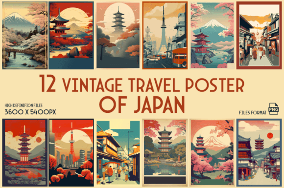Download Vintage Travel Posters of Japan - Poster Collection
